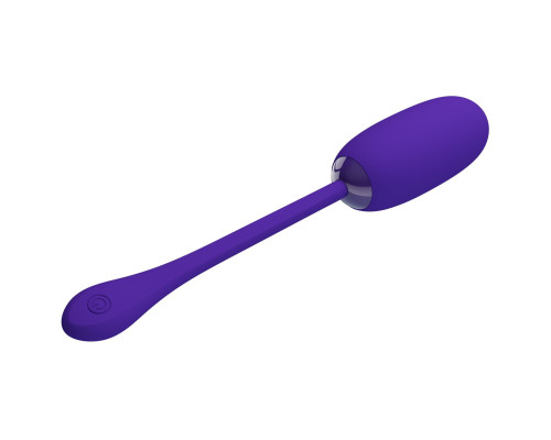 Фиолетовое перезаряжаемое виброяйцо Julius