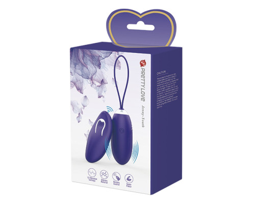 Фиолетовое виброяйцо Jenny-Yourth с пультом ДУ
