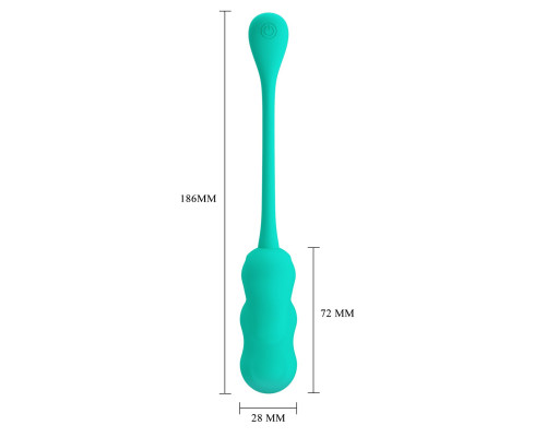 Зеленое виброяйцо Leshy с пультом ДУ