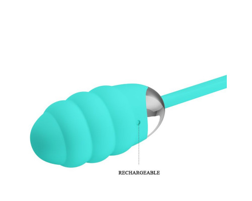 Зеленое перезаряжаемое виброяйцо Franklin