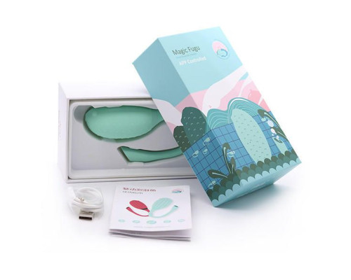 Мятное виброяйцо в форме рыбки MAGIC FUGU