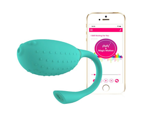 Мятное виброяйцо в форме рыбки MAGIC FUGU