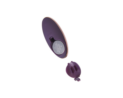 Фиолетовое виброяйцо с имитацией фрикций Bumpy