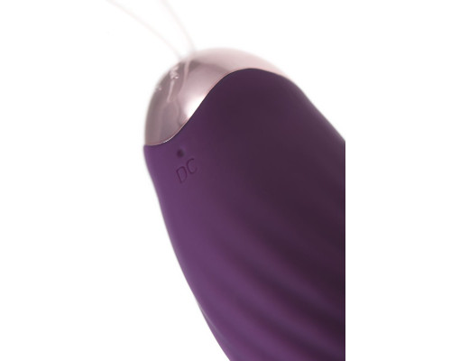 Фиолетовое виброяйцо с имитацией фрикций Bumpy