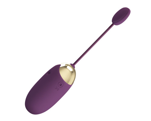 Фиолетовое виброяйцо Abner с управлением через приложение