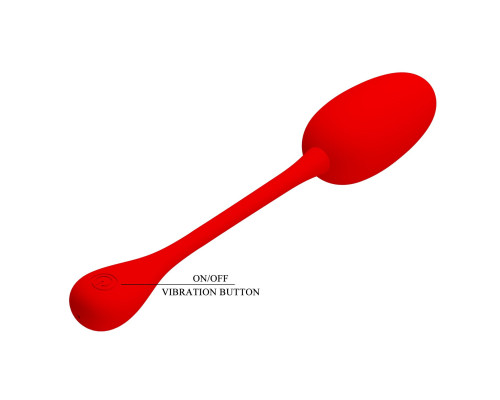 Красное перезаряжаемое виброяйцо Knucker