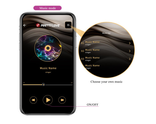 Розовое виброяйцо Fisherman с управлением через приложение