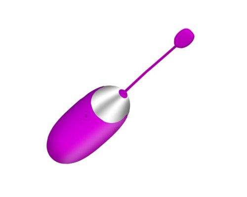 Лиловое виброяичко Abner с управлением при помощи смартфона