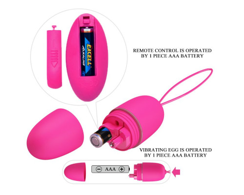 Розовое виброяйцо Selkie с пультом ДУ