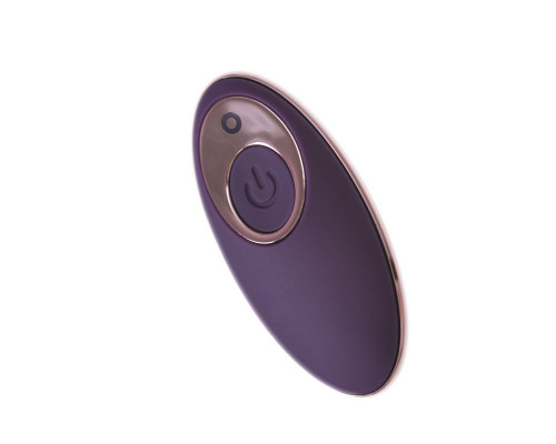 Фиолетовое виброяйцо с имитацией фрикций Bumpy