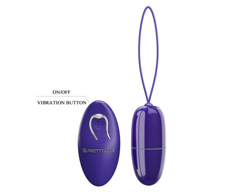Фиолетовое виброяйцо Selkie-Youth с пультом ДУ