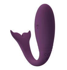 Фиолетовый вибратор-кит Jayleen с управлением через приложение