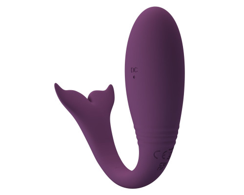 Фиолетовый вибратор-кит Jayleen с управлением через приложение