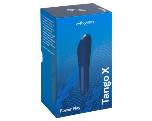 Синяя водонепроницаемая вибропуля We-Vibe Tango X
