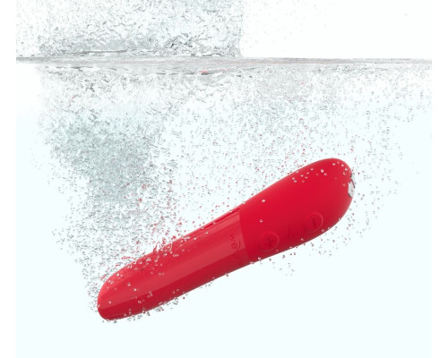 Красная водонепроницаемая вибропуля We-Vibe Tango X