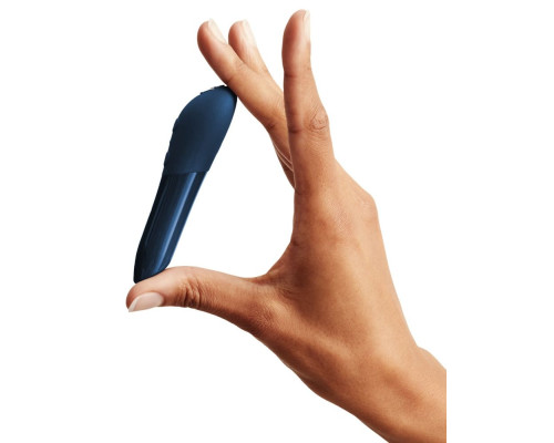 Синяя водонепроницаемая вибропуля We-Vibe Tango X