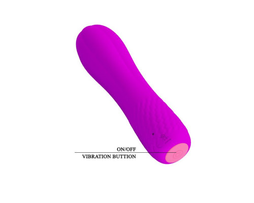 Лиловый мини-вибратор Allen - 11,6 см.