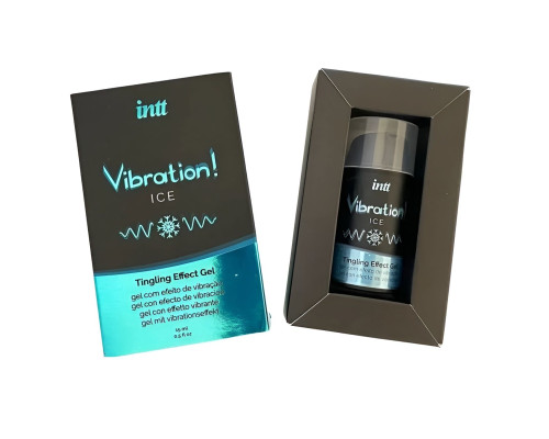 Жидкий интимный гель с эффектом вибрации Vibration! Ice - 15 мл.