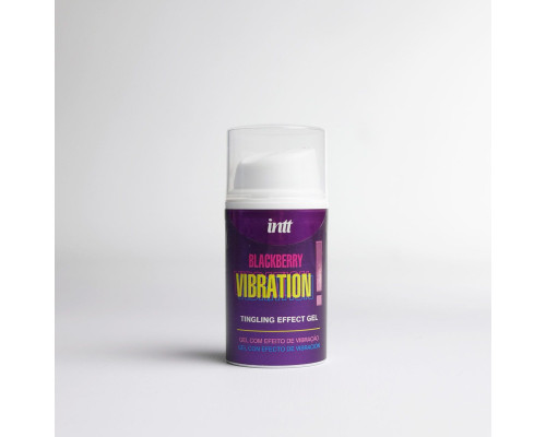 Стимулирующий гель с эффектом вибрации Blackberry Vibration - 15 мл.