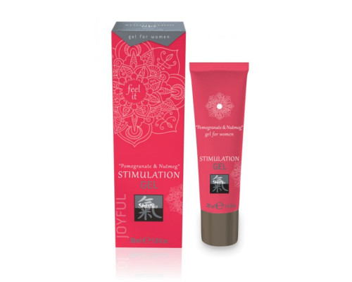 Возбуждающий интимный гель для двоих STIMULATION GEL Pomegranate   Nutmeg - 30 мл.