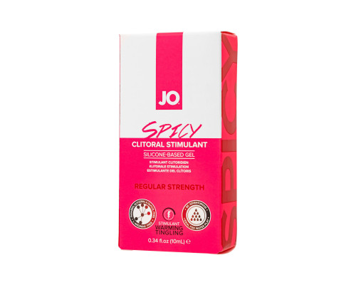 Возбуждающий гель для клитора сильного действия JO SPICY CLITORAL GEL - 10 мл.