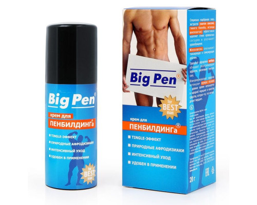 Крем Big Pen для увеличения полового члена - 20 гр.