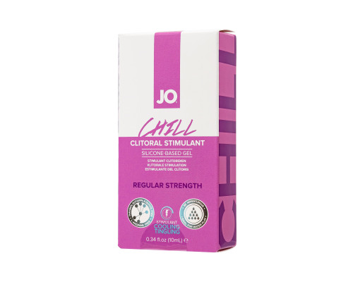 Возбуждающий гель мягкого действия JO CLITORAL CHILL - 10 мл.