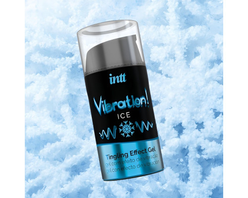 Жидкий интимный гель с эффектом вибрации Vibration! Ice - 15 мл.
