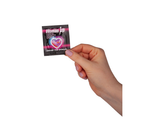 Возбуждающий крем для женщин с ароматом вишни Woman Up - 1,5 гр.