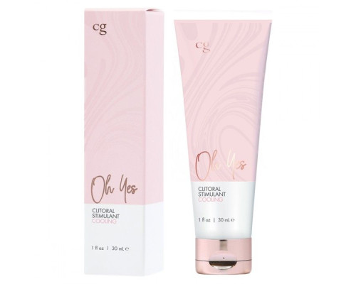 Стимулирующий крем для клитора с эффектом охлаждения Oh Yes - 30 мл.