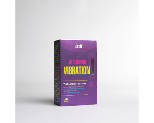 Стимулирующий гель с эффектом вибрации Blackberry Vibration - 15 мл.