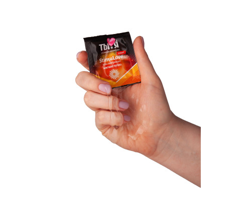 Разогревающий гель-лубрикант Stimulove Light в одноразовой упаковке - 4 гр.