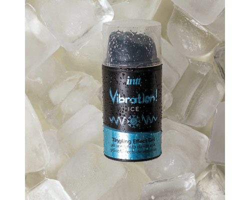 Жидкий интимный гель с эффектом вибрации Vibration! Ice - 15 мл.