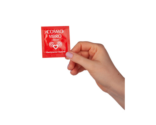 Пробник женского стимулирующего лубриканта на силиконовой основе Cosmo Vibro - 3 гр.