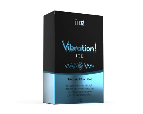 Жидкий интимный гель с эффектом вибрации Vibration! Ice - 15 мл.