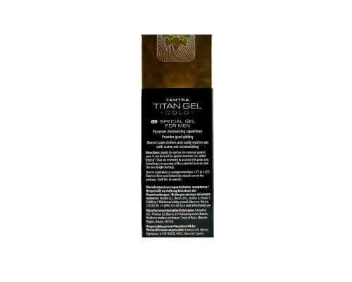 Гель для увеличения члена Titan Gel Gold Tantra - 50 мл.