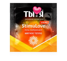 Разогревающий гель-лубрикант Stimulove Light в одноразовой упаковке - 4 гр.