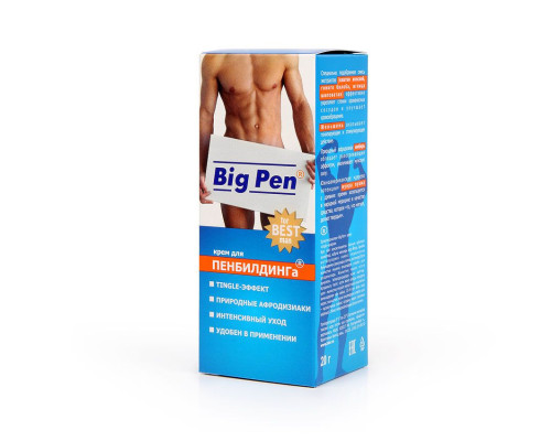 Крем Big Pen для увеличения полового члена - 20 гр.