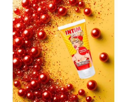 Возбуждающий гель-лубрикант INTIM HOT LIMITED EDITION - 50 гр.