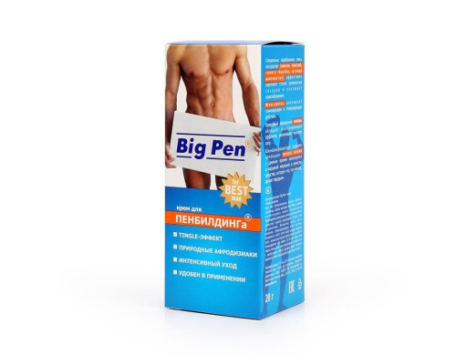 Крем Big Pen для увеличения полового члена - 20 гр.