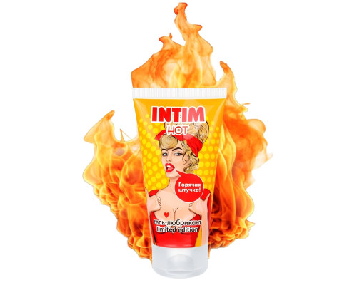 Возбуждающий гель-лубрикант INTIM HOT LIMITED EDITION - 50 гр.