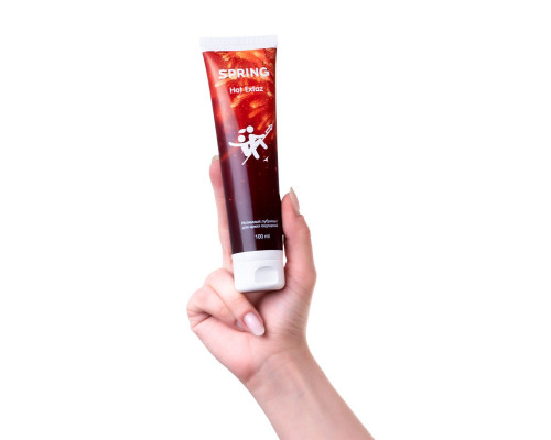 Согревающий интимный лубрикант Spring Hot Extaz - 100 мл.