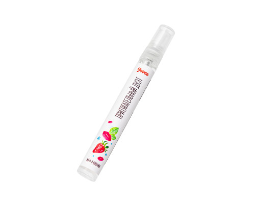 Охлаждающе-возбуждающий оральный спрей «Притягательный дуэт» со вкусом мяты и клубнки - 10 мл.