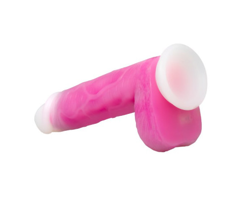 Розовый ротатор-реалистик Roxy 8 Inch Gyrating Dildo - 21,6 см.