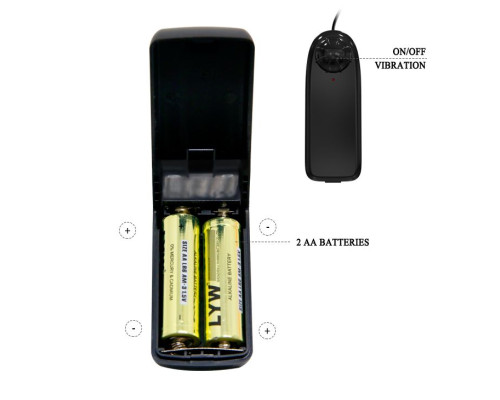 Реалистичный ротатор на присоске - 20,5 см.