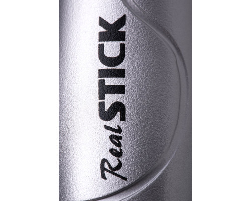 Коричневый вибратор-ротатор Realstick Elite Mulatto на присоске - 21 см.