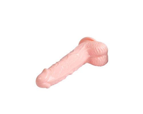 Вибратор-ротатор с функцией нагрева Fiery Dong - 20,4 см.