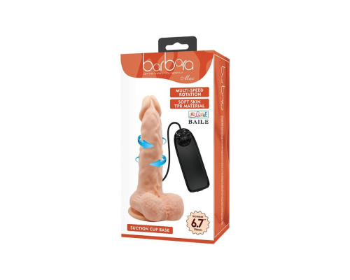 Телесный ротатор на присоске Max - 17 см.