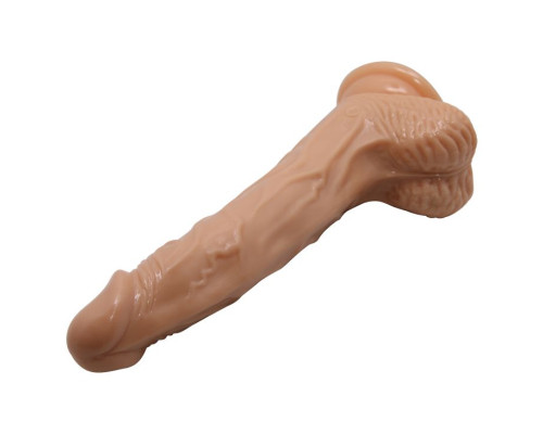 Телесный вибратор с ротацией и поступательными движениями головки Bodach - 20 см.