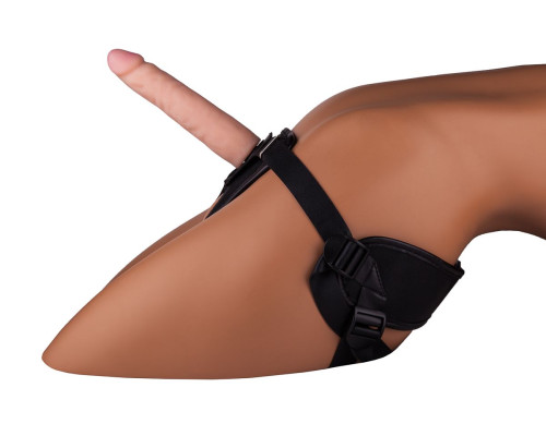 Женский страпон с реалистичной насадкой - 17 см.